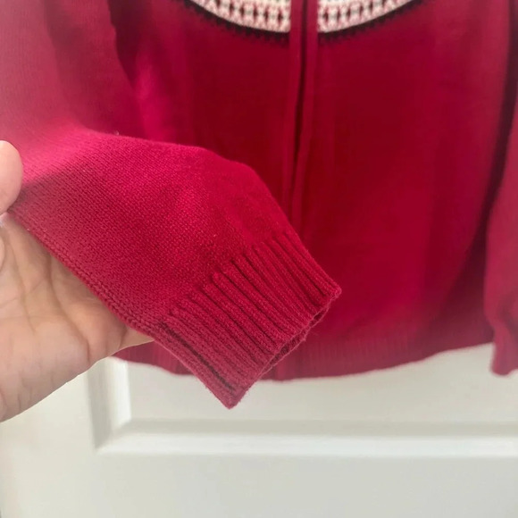 Christopher & banks Christmas sweater ugly sweater vintage grandma size Medium - Picture 4 of 6